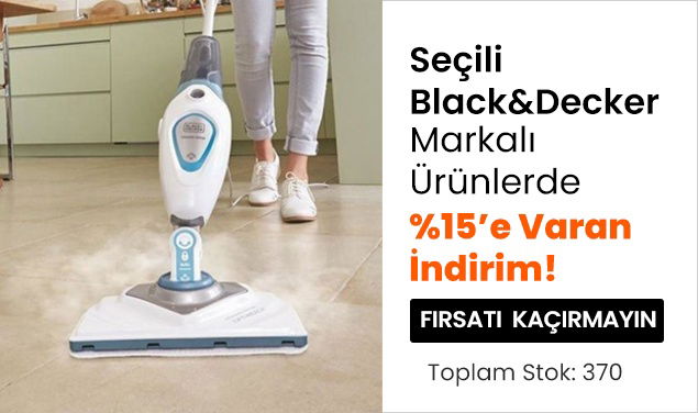Seçili Black&Decker Markalı Ürünlerde %15'e Varan İndirim