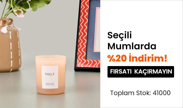Seçili Mumlarda %20 İndirim