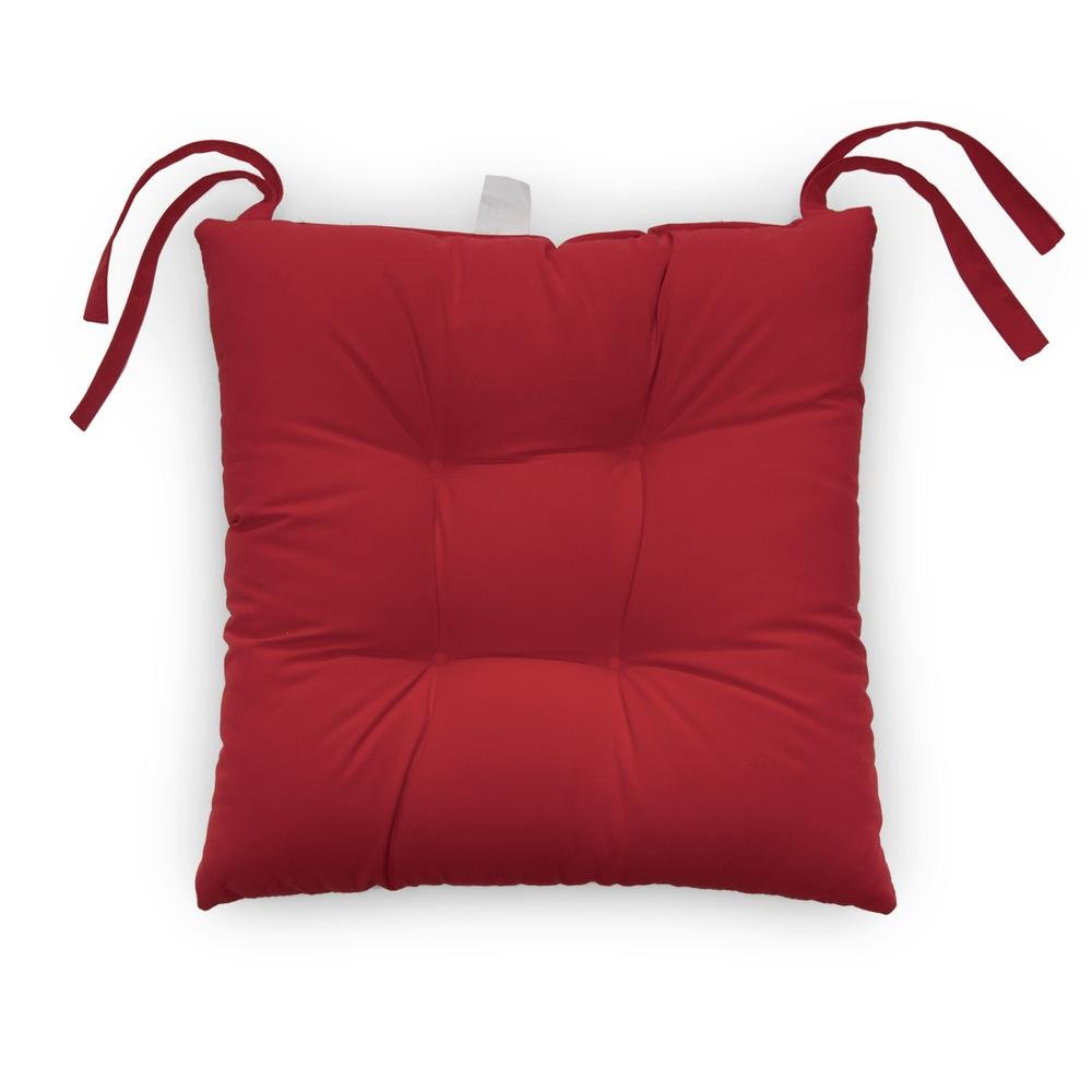  Iris Home Sandalye Minderi (Kırmızı) - 40x40 cm