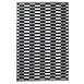  Giz Home Molly ML10 Dama Kilim (Siyah/Beyaz) - 80x150 cm