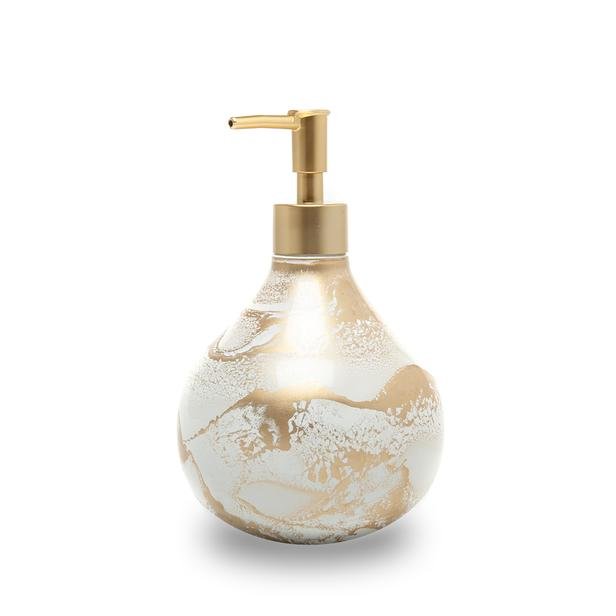  Ang Design Mina Cam Sıvı Sabunluk - Altın