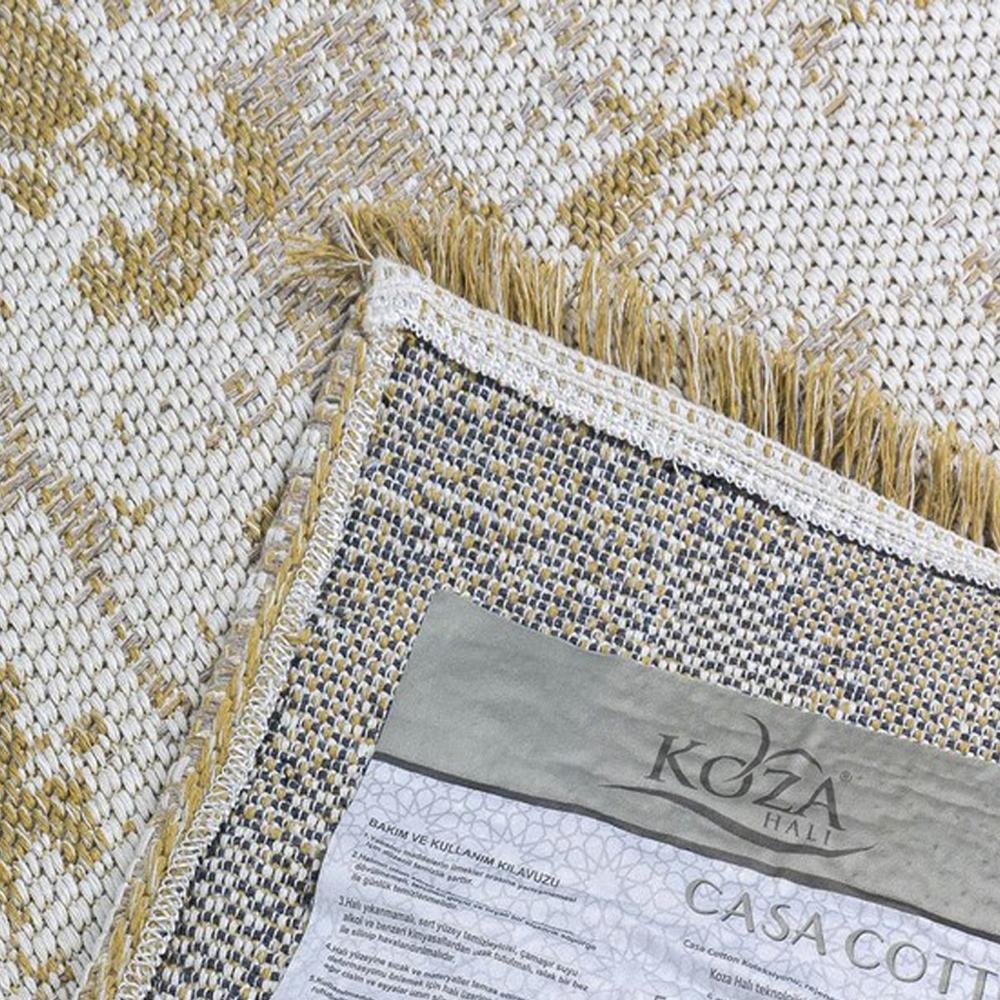  Koza Halı Casa Cotton Kilim - Hardal - 75x150 cm