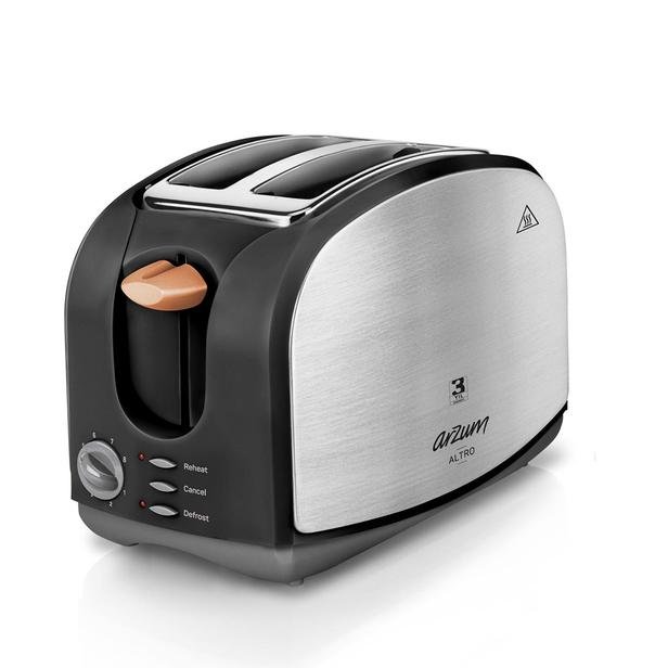  Arzum AR2014 Altro Ekmek Kızartma Makinesi - Siyah / 900 Watt