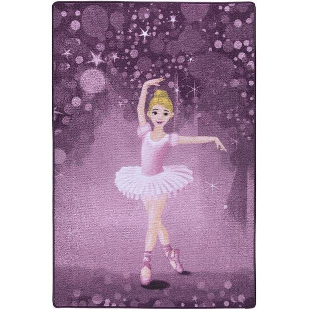  Confetti Little Ballerina Bukle Çocuk Halısı (Pembe) - 100x150 cm