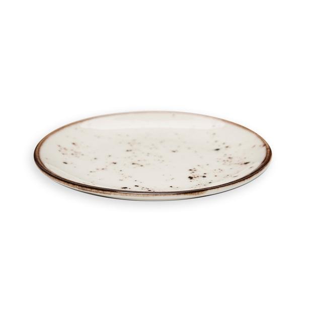  Tulu Porselen Pasta Tabağı - Krem / 15 cm