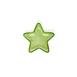  Evabella Astra Yıldız 1 Parça Tabak (Yeşil) - 17 cm