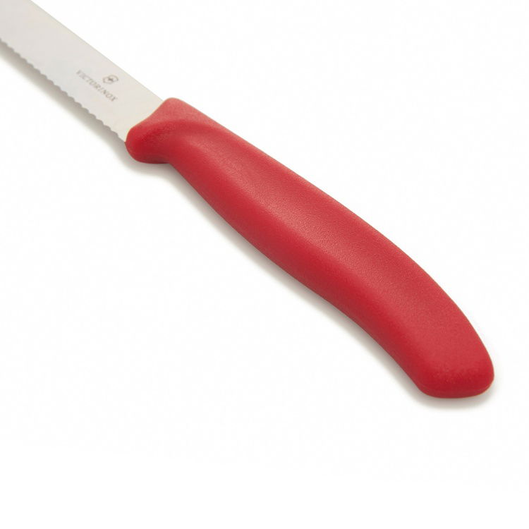  Victorinox 6.7731 Tırtıklı Soyma Bıçağı - Kırmızı - 10 cm