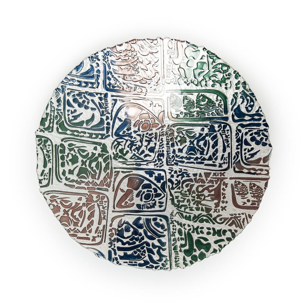  Q-Art Antika Dekoratif Tabak-40 cm