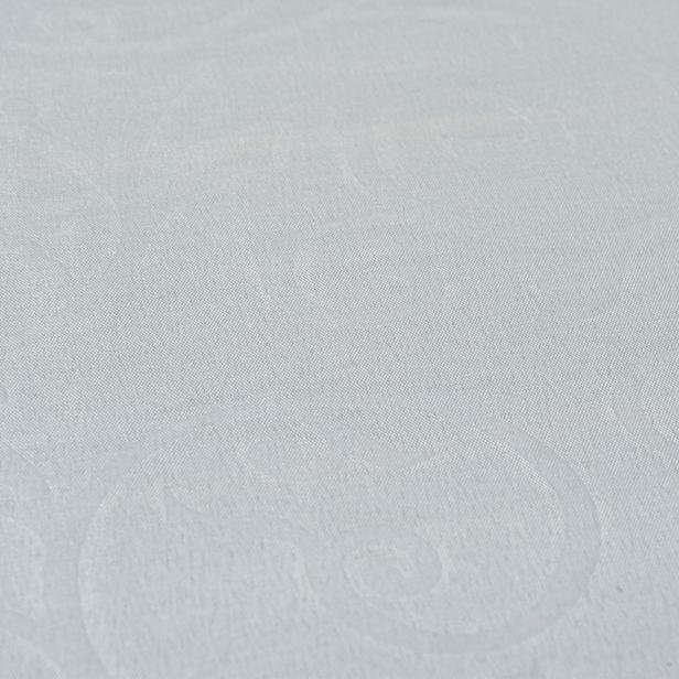  Tropik Home Gofre Embossed Masa Örtüsü - 150x180 cm - Beyaz