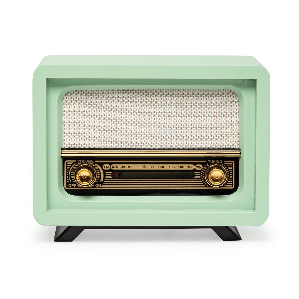  Q-Art Nostaljik Yeşil Radyo
