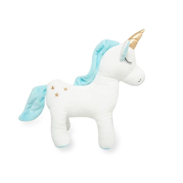  Selay Toys Unicorn Figürlü Yastık (Mavi / Beyaz) - 35 cm