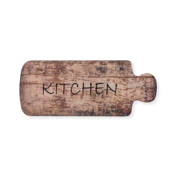  Giz Home Kitchen Wood Mutfak Halısı (Kahverengi) - 50x125 cm