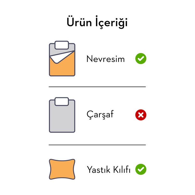  Enlora Home Lexa Tek Kişilik Nevresim Seti - Lacivert
