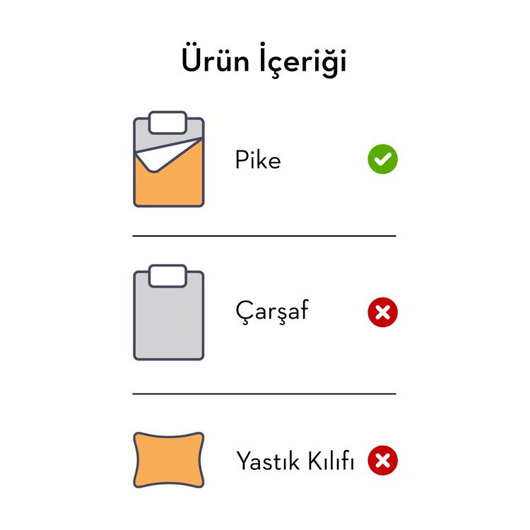  Eponj Home Unicornlar Tek Kişilik Pike 160x235 cm - Pembe