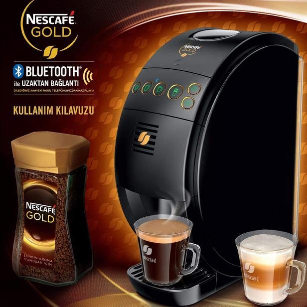  Nescafe Gold Bluetoohtlu Kahve Makinesi - Siyah - 1600 Watt