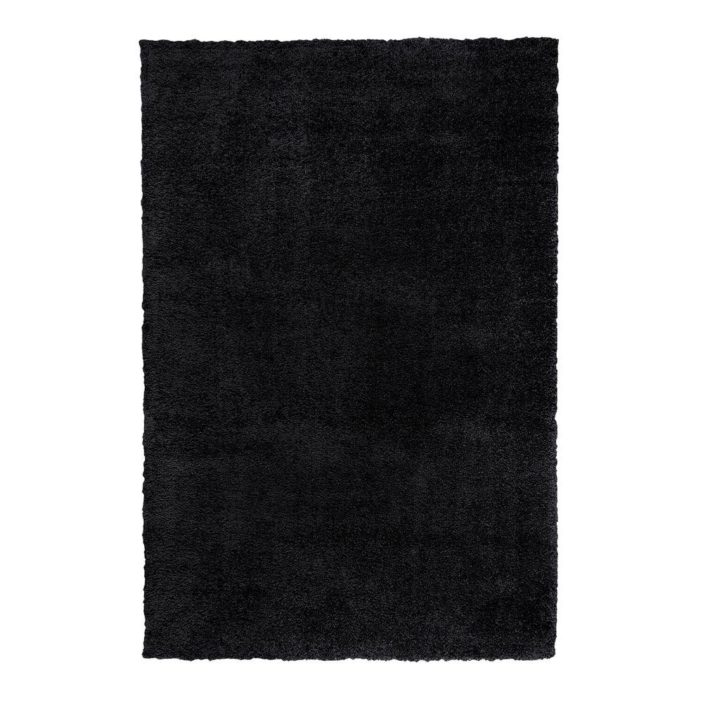  Payidar Shaggy Halı - Siyah - 80x150 cm