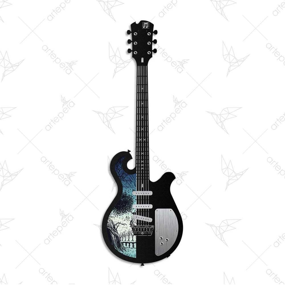  Artepera APT220 Elektro Gitar Metal Tablo ( Colorart ) - 33x99 cm
