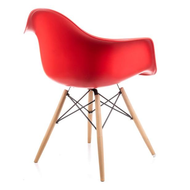 Just Home Eames Sandalye - Kırmızı