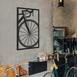  Artepera APT216 Bisiklet Metal Tablo ( Siyah ) - 45x70 cm