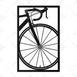  Artepera APT216 Bisiklet Metal Tablo ( Siyah ) - 45x70 cm