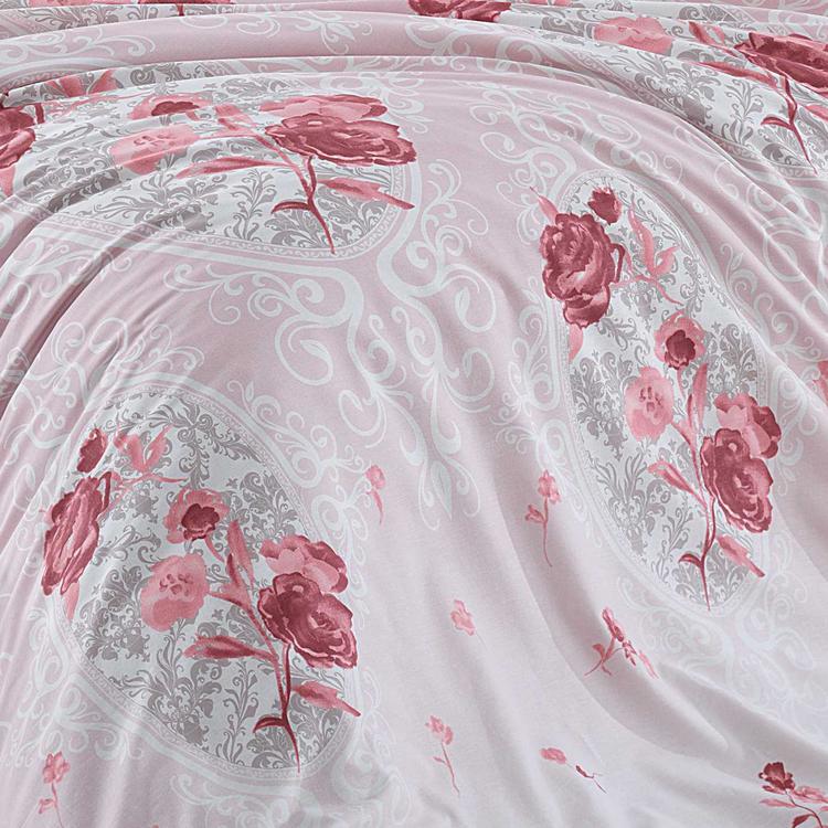  Hobby Matilde Çift Kişilik Ranforce Nevresim Takımı - Pembe