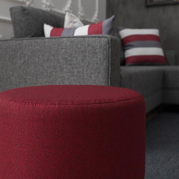  Evdebiz Octo Puf - Bordo