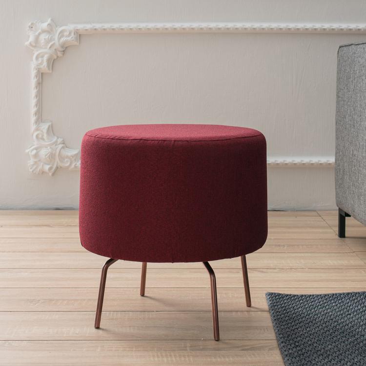  Evdebiz Octo Puf - Bordo