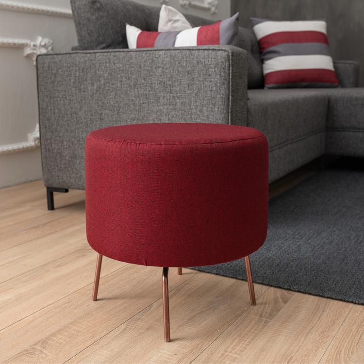  Evdebiz Octo Puf - Bordo