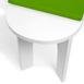  Just Home Ebru Banklı Yemek Masası Takımı - Beyaz/Yeşil