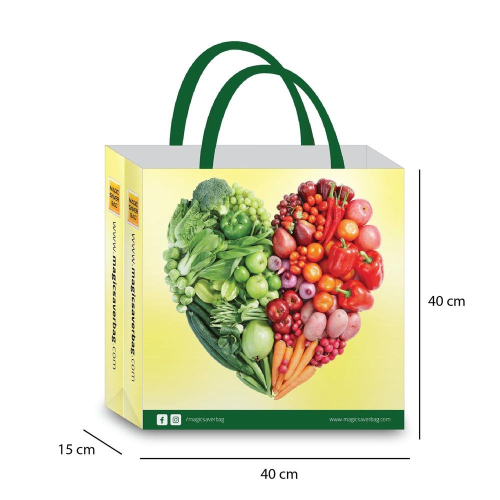  Magic Saver Bag Alışveriş Çantası - 40x40x15 cm