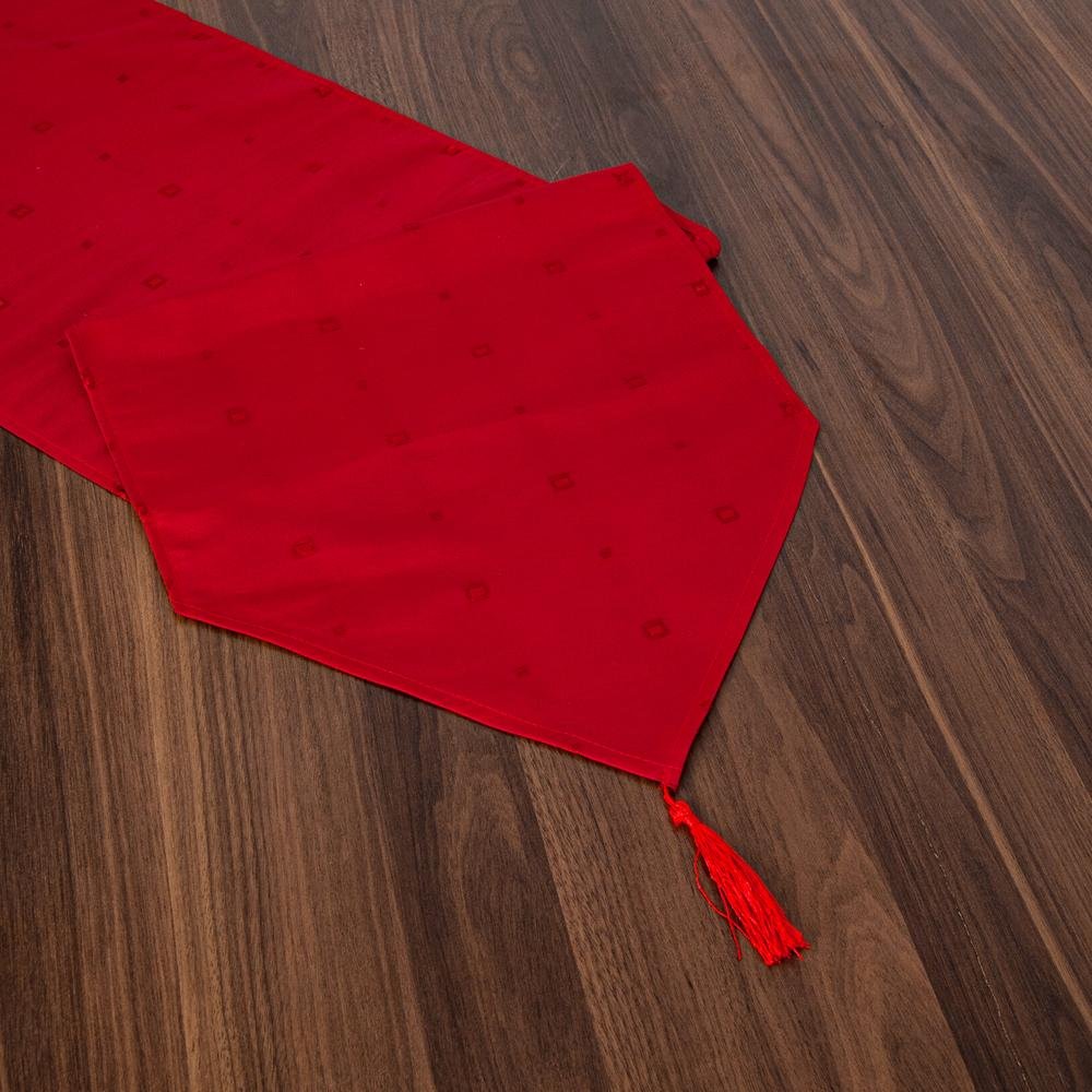  Giz Home Runner (Kırmızı) - 33x183 cm