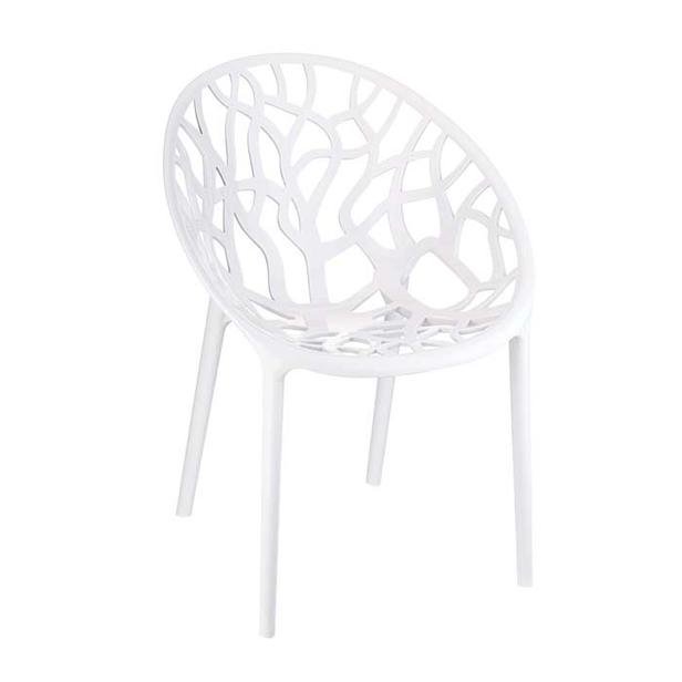  Siesta Crystal Sandalye - Beyaz