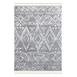  Payidar Moroccan Shaggy Halı - Gri / Beyaz - 160x230 cm