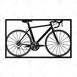  Artepera APT217 Bisiklet Metal Tablo ( Siyah ) - 41x70 cm