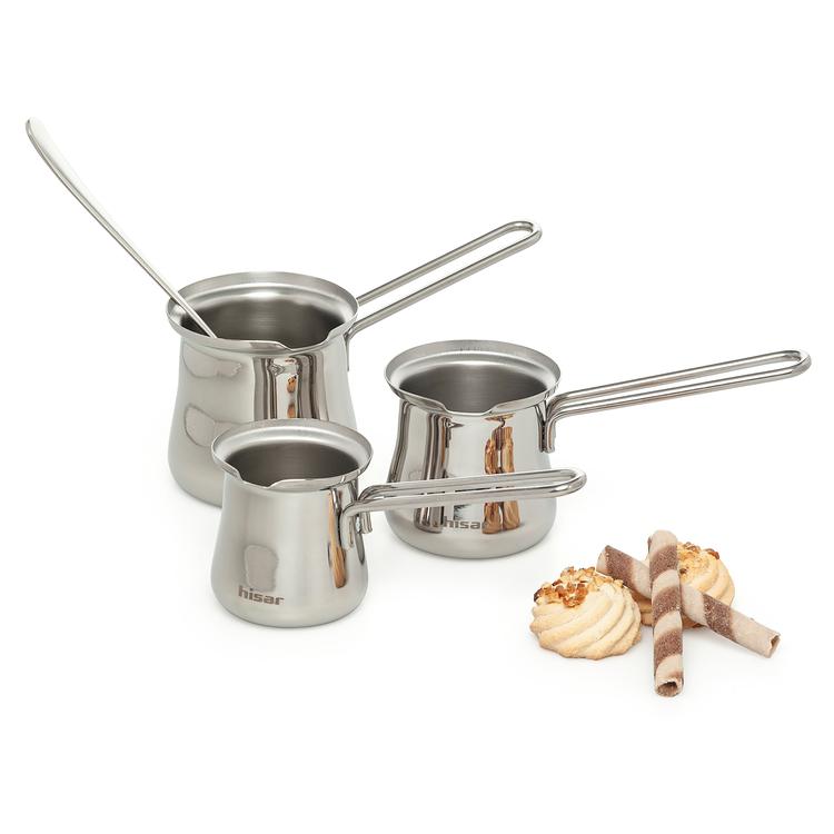  Hisar Mercury 04P Cezve Seti - Gri
