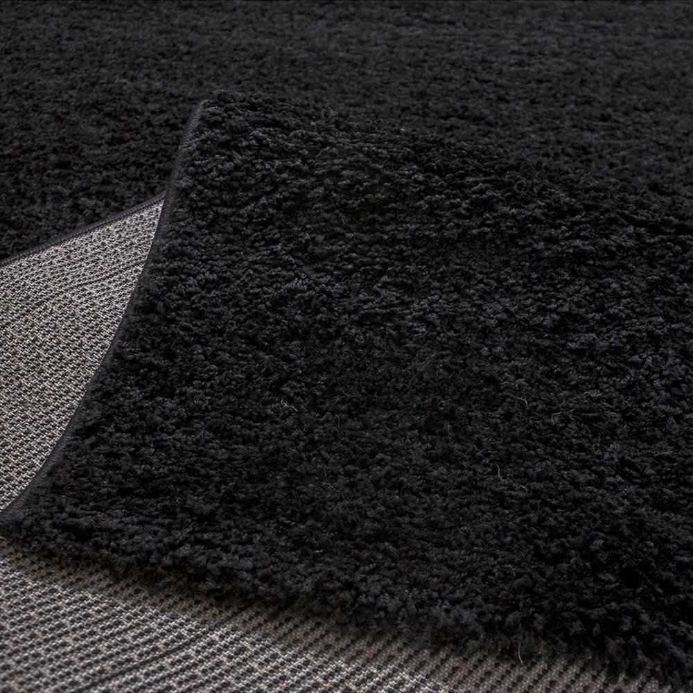  Payidar Shaggy Halı - Siyah - 120x180 cm