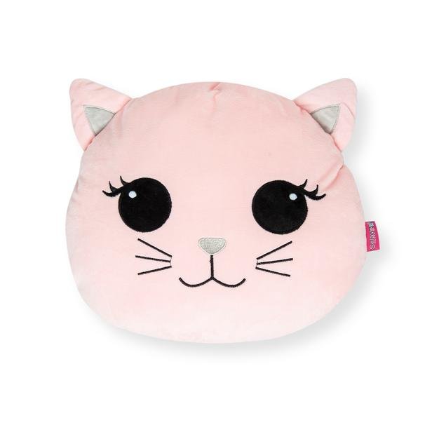  Selay Toys Cat Figürlü Yastık 25 cm- Pembe