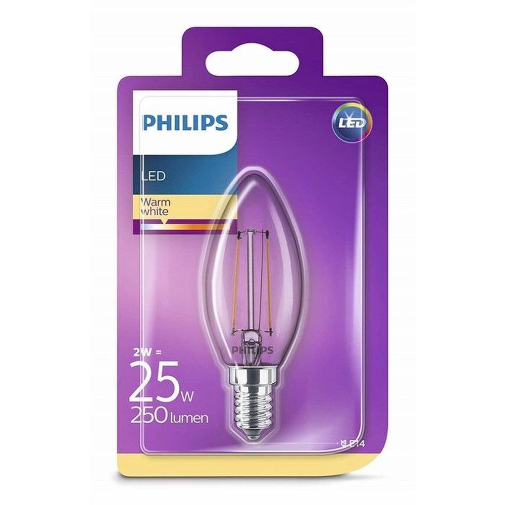 Philips B35 Led Classic 25W E14 Non-Dim Ampul - 2700K Sarı Işık