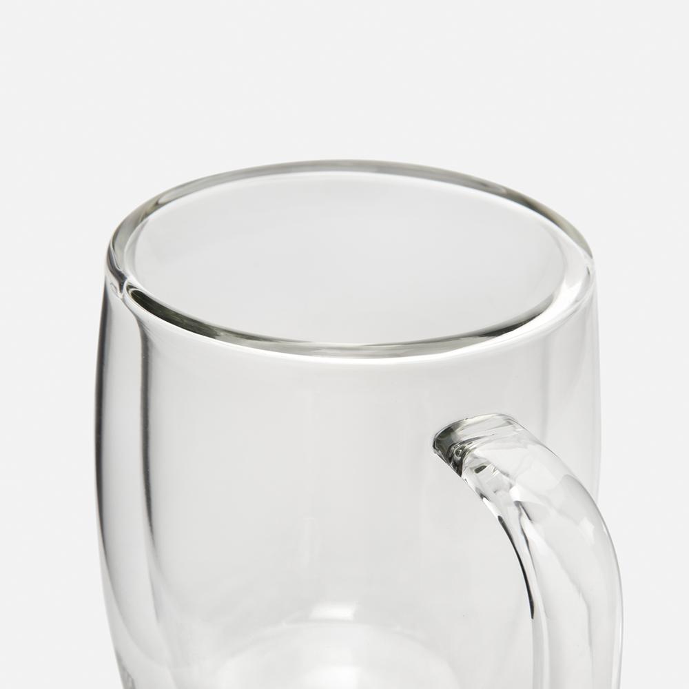  Zwilling Çift Camlı Kulplu 2'li Espresso Bardak Seti - 134 ml