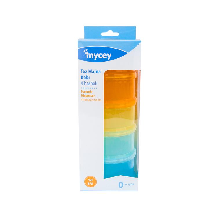  Mycey 4 Hazneli Mama Ve Atıştırmalık Kabı