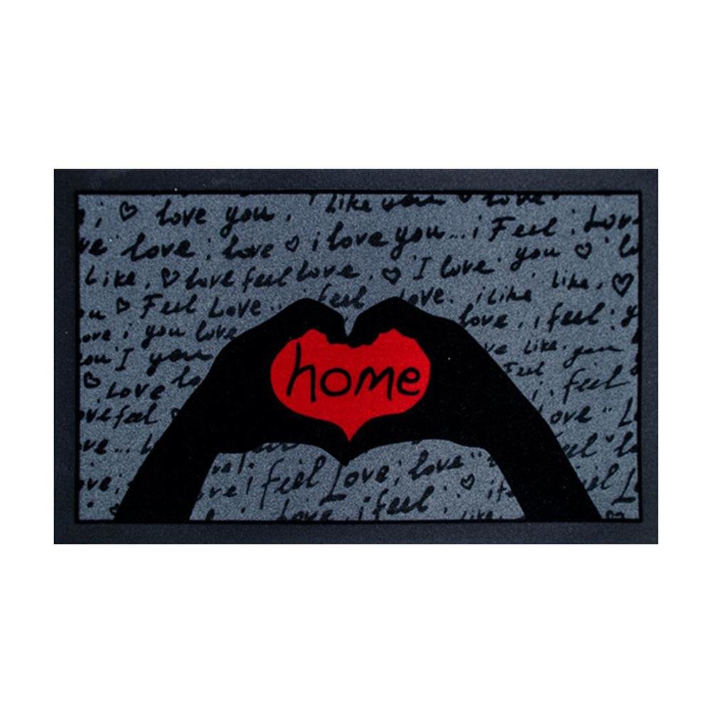  Giz Home İtalyan Format Kapı Önü Paspası İ Feel Love - 40X68 cm