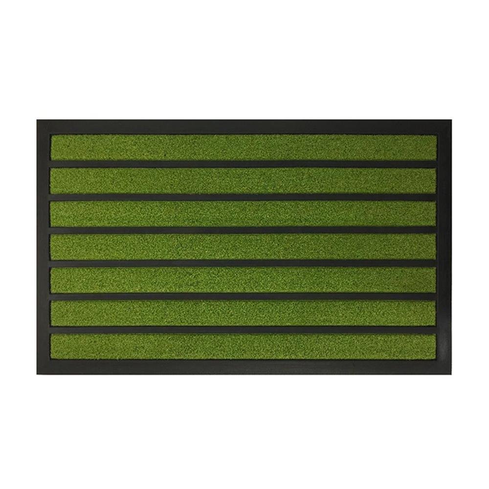  Giz Home Torino Kapı Önü Paspası - Yeşil - 45x75 cm