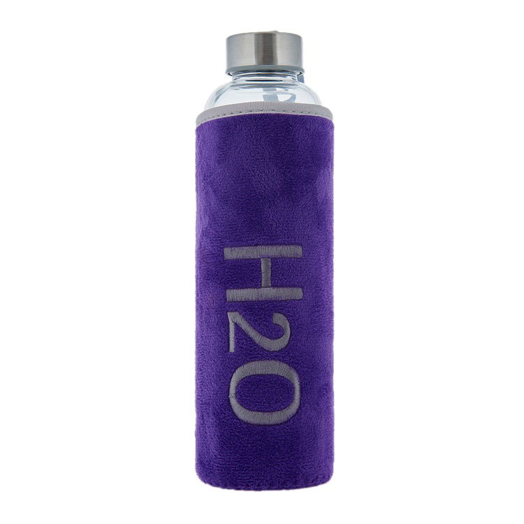  Tohana Peluşlu Cam Matara - Asorti - 600 ml