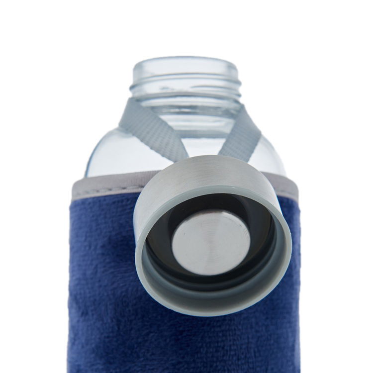  Tohana Peluşlu Cam Matara - Asorti - 600 ml