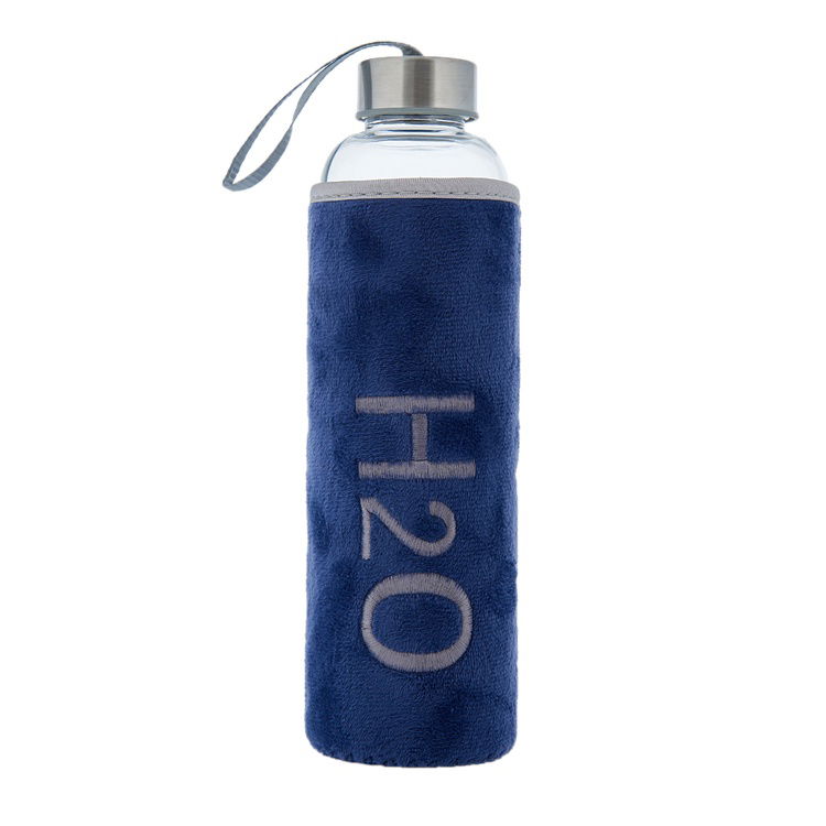  Tohana Peluşlu Cam Matara - Asorti - 600 ml