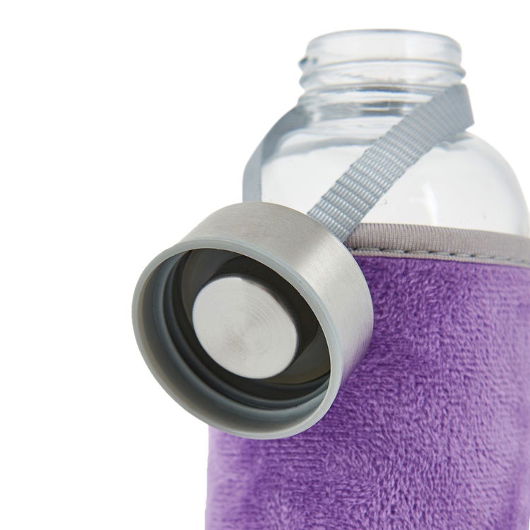  Tohana Peluşlu Cam Matara - Asorti - 600 ml