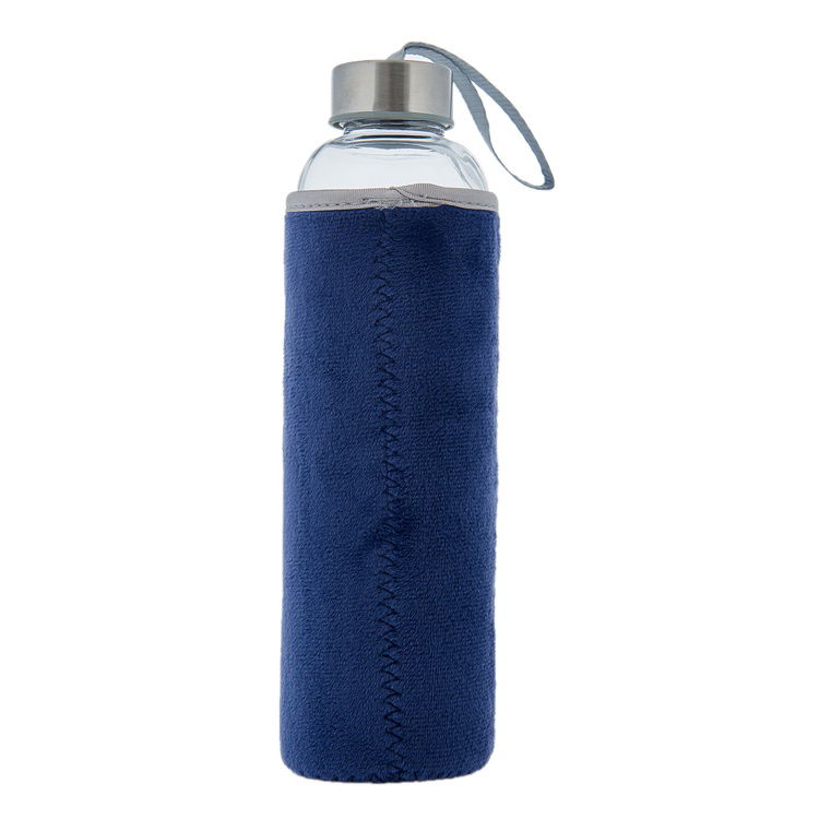  Tohana Peluşlu Cam Matara - Asorti - 600 ml