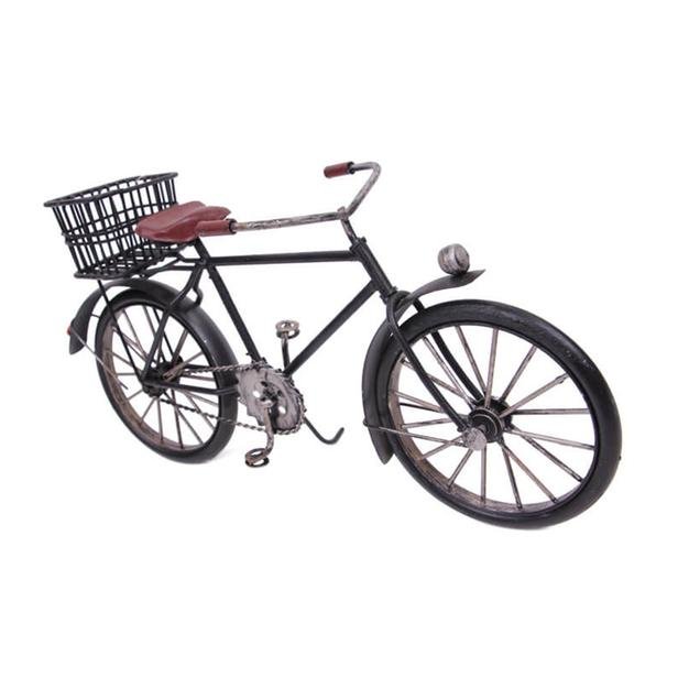  MNK Home 1510E-5343 Dekoratif Metal Bisiklet Sepetli