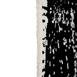  Giz Home Dove Çift Taraflı Dekoratif Halı - Siyah - 120x180 cm