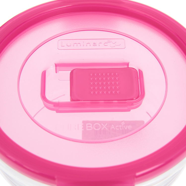  Luminarc Pure Box Yuvarlak Saklama Kabı - Pembe - 420 ml